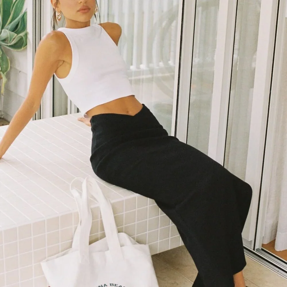 Princess Polly Black Midi Skirt - Sleek High Waist